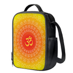 Indian Om Sign Print Crossbody Lunch Bag