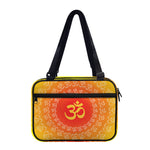 Indian Om Sign Print Double Strap Bible Bag