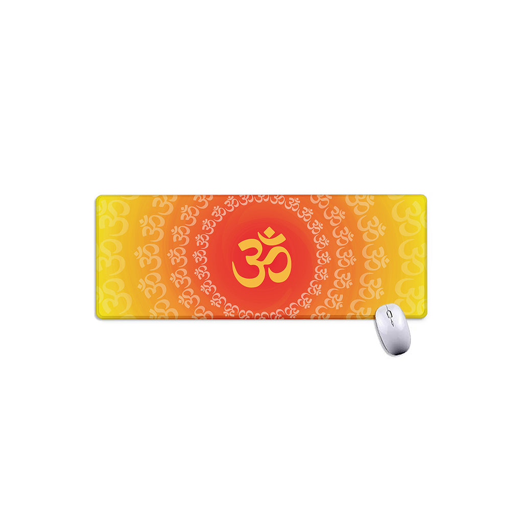 Indian Om Sign Print Extended Mouse Pad