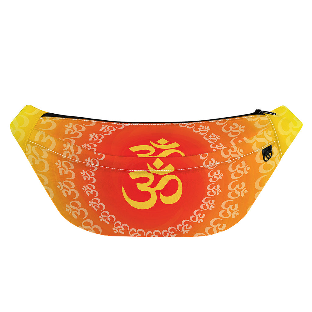 Indian Om Sign Print Fanny Pack