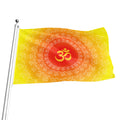 Indian Om Sign Print Flag