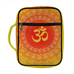 Indian Om Sign Print Front Pocket Bible Bag