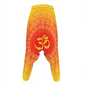 Indian Om Sign Print Hammer Pants