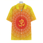Indian Om Sign Print Hawaiian Shirt