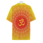 Indian Om Sign Print Hawaiian Shirt