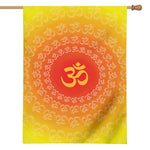 Indian Om Sign Print House Flag