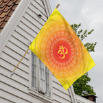 Indian Om Sign Print House Flag