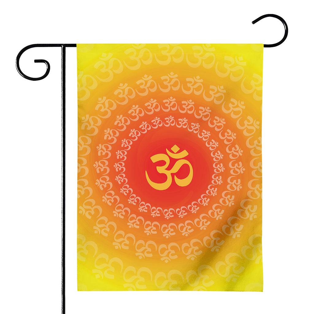 Indian Om Sign Print House Flag