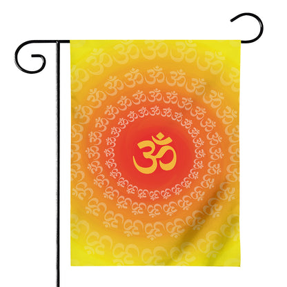 Indian Om Sign Print House Flag