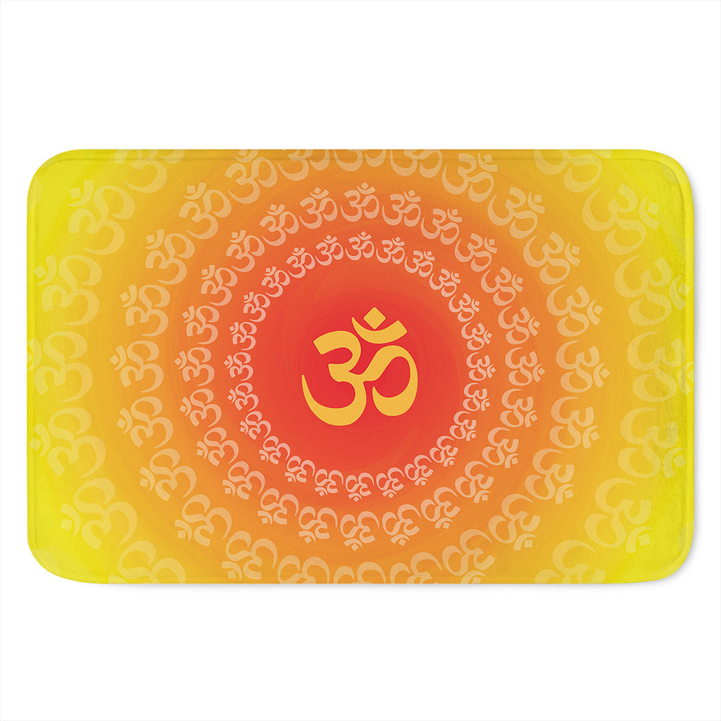 Indian Om Sign Print Indoor Door Mat