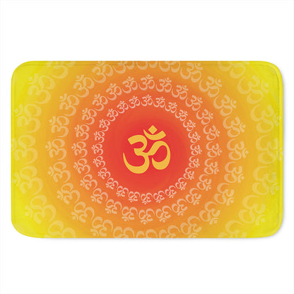 Indian Om Sign Print Indoor Door Mat
