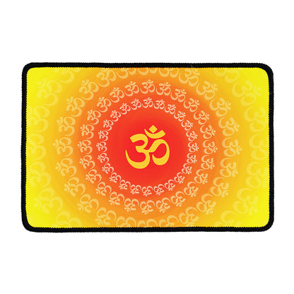 Indian Om Sign Print Kitchen Mat