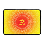 Indian Om Sign Print Kitchen Mat