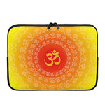 Indian Om Sign Print Laptop Sleeve