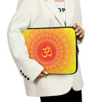 Indian Om Sign Print Laptop Sleeve