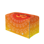 Indian Om Sign Print Leather Tissue Box Cover