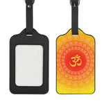 Indian Om Sign Print Luggage Tag
