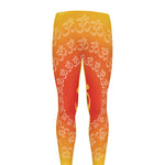 Indian Om Sign Print Men's leggings