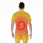 Indian Om Sign Print Men's Rompers