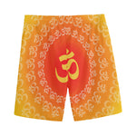 Indian Om Sign Print Men's Sports Shorts