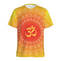Indian Om Sign Print Men's Athletic T-Shirt