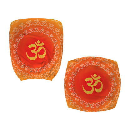 Indian Om Sign Print Office Chair Cover