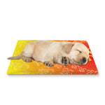 Indian Om Sign Print Pet Cooling Mat Cover