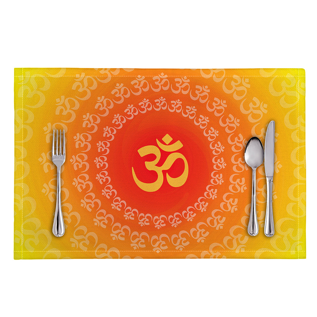 Indian Om Sign Print Placemat