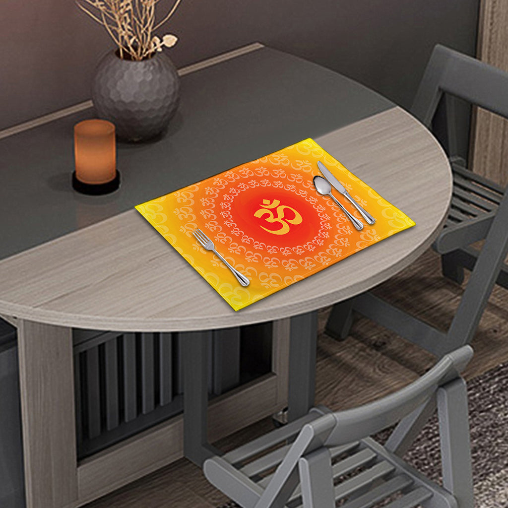 Indian Om Sign Print Placemat