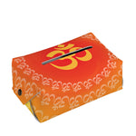 Indian Om Sign Print Rectangle Tissue Box Cover