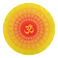 Indian Om Sign Print Round Blanket