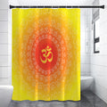 Indian Om Sign Print Shower Curtain