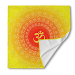 Indian Om Sign Print Silk Bandana