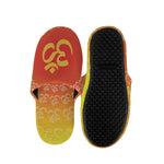 Indian Om Sign Print Slippers
