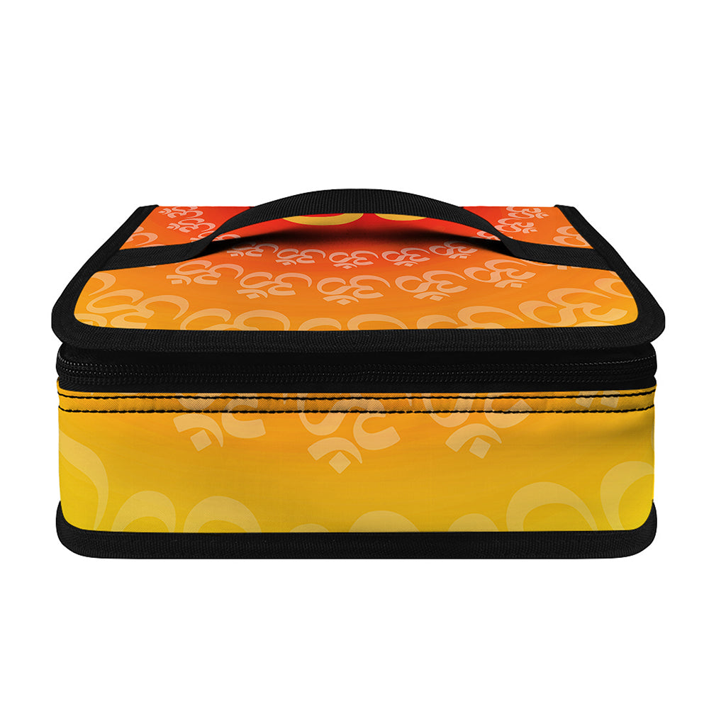 Indian Om Sign Print Small Lunch Bag