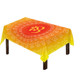 Indian Om Sign Print Tablecloth