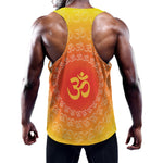 Indian Om Sign Print Training Tank Top