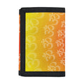 Indian Om Sign Print Trifold Wallet
