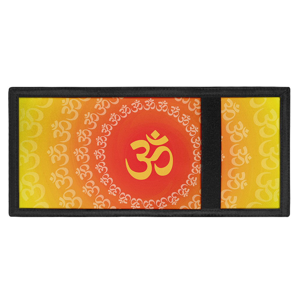 Indian Om Sign Print Trifold Wallet