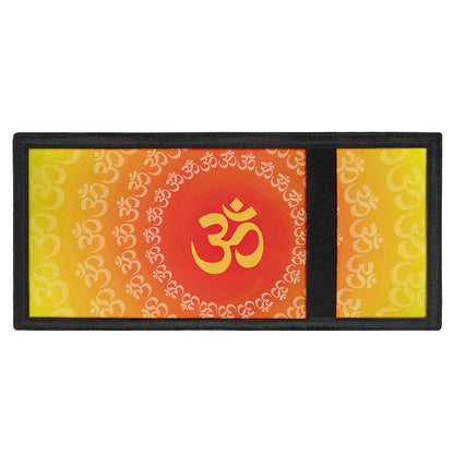 Indian Om Sign Print Trifold Wallet