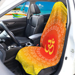 Indian Om Sign Print Waterproof Car Seat Cover