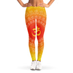 Indian Om Sign Print Women's Leggings