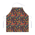 Indian Paisley Pattern Print Adjustable Apron