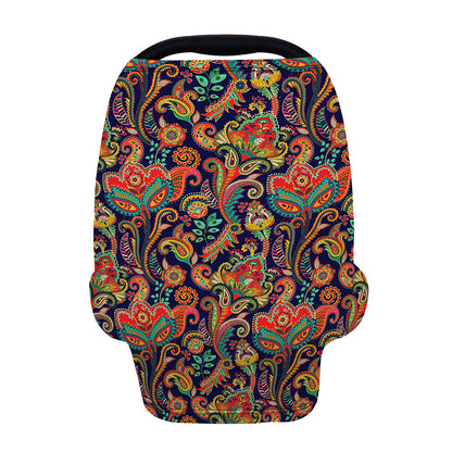 Indian Paisley Pattern Print Baby Seat Cover