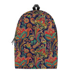 Indian Paisley Pattern Print Backpack