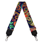 Indian Paisley Pattern Print Bag Strap