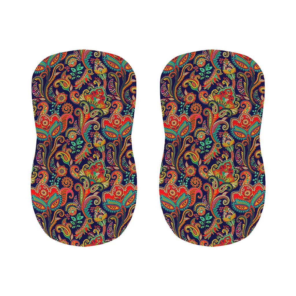 Indian Paisley Pattern Print Bar Stool Covers