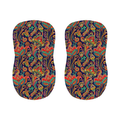 Indian Paisley Pattern Print Bar Stool Covers