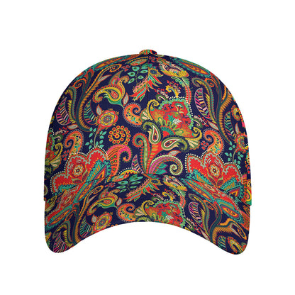 Indian Paisley Pattern Print Baseball Cap