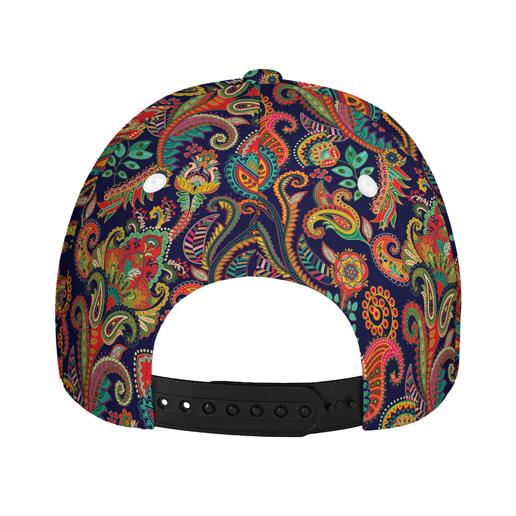 Indian Paisley Pattern Print Baseball Cap
